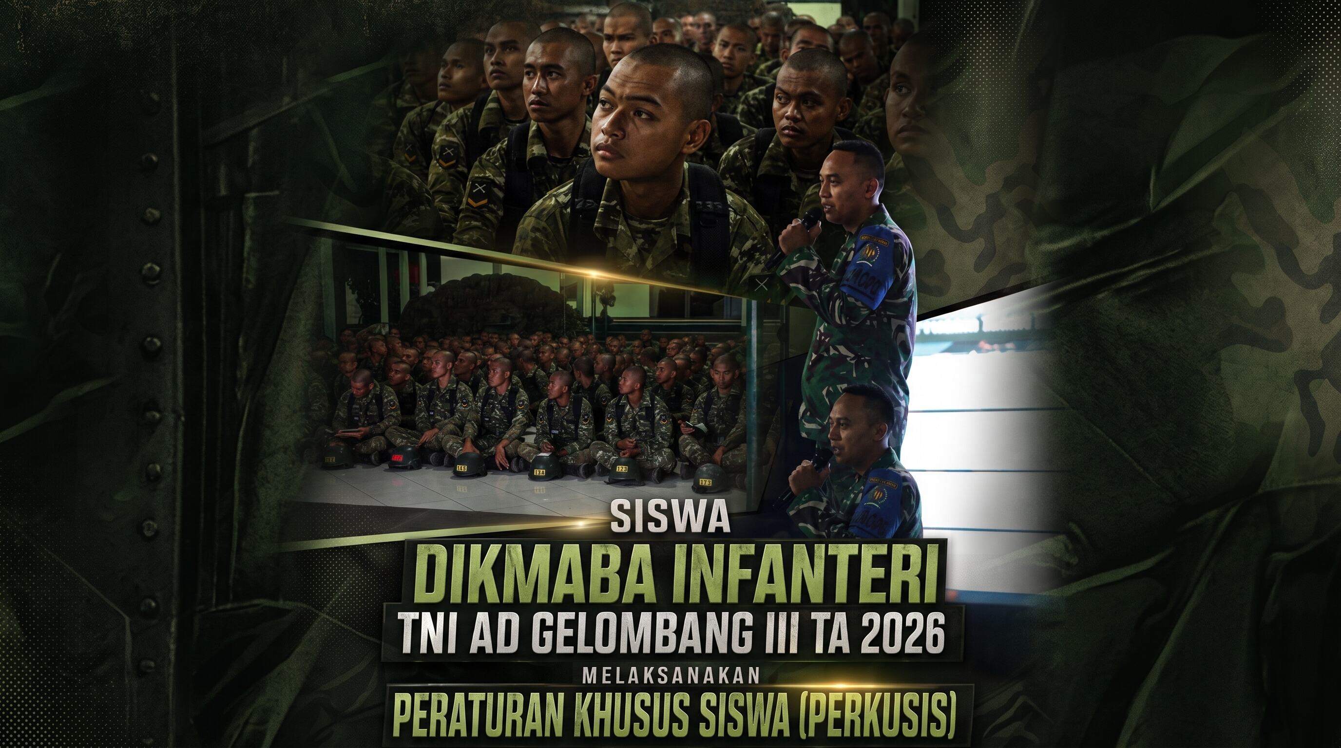 PERKUSIS DIKMABA INFANTERI TNI AD GEL III TA 2026