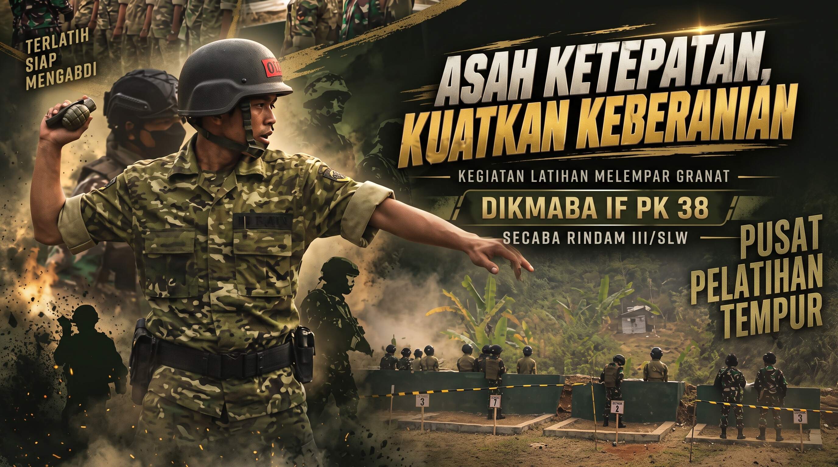 ASAH KETEPATAN KUATKAN KEBERANIAN : DIKMABAIF TNI AD GEL III TA 2026